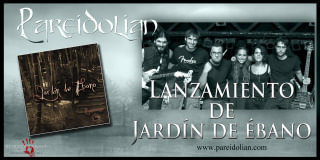 PAREIDOLIAN: SU PRIMER DISCO “JARDÍN DE ÉBANO” EN DESCARGA