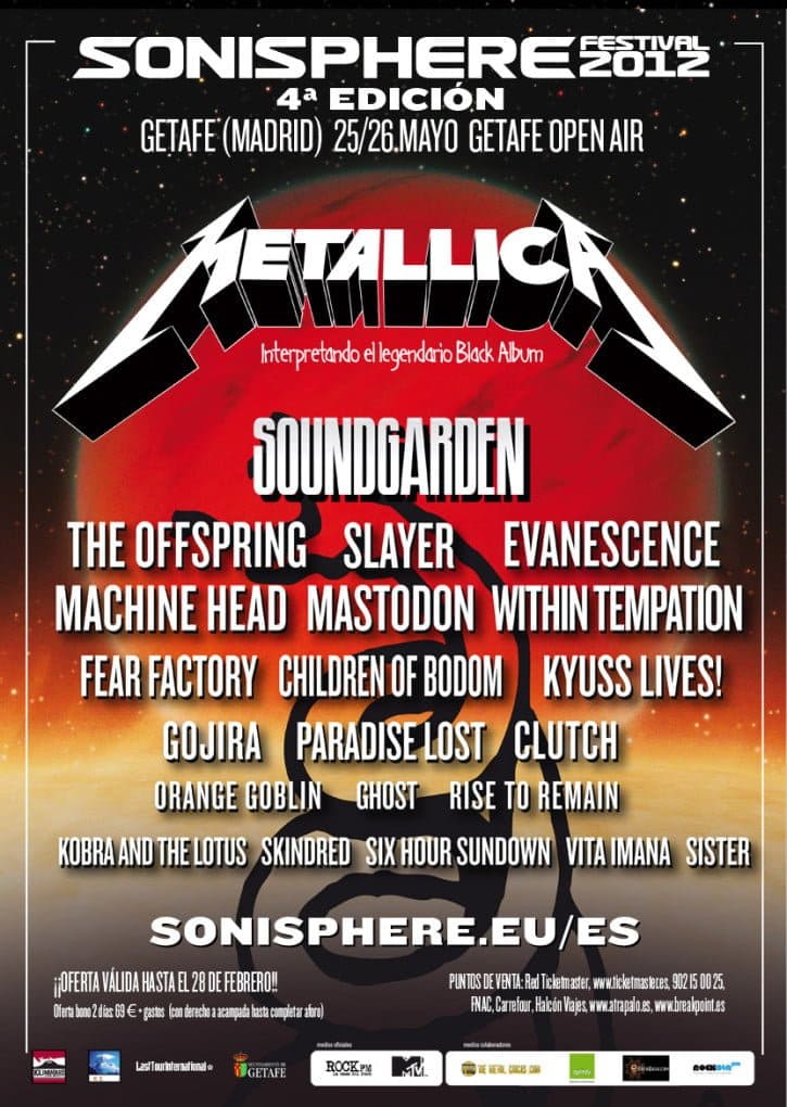 8 NUEVAS CONFIRMACIONES PARA EL SONISPHERE 2012