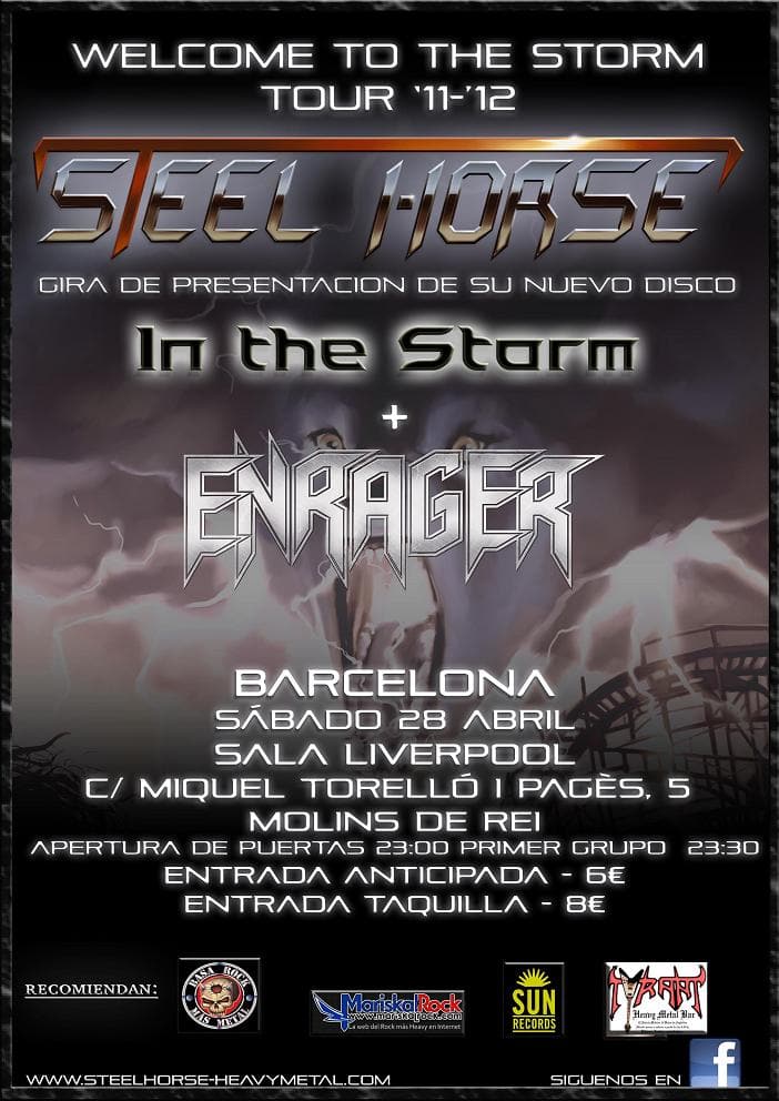 LA GIRA DE STEEL HORSE LLEGA A BARCELONA