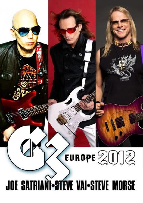 JOE SATRIANI, STEVE VAI Y STEVE MORSE FORMAN DE NUEVO EL G3 – PRIMERAS FECHAS EN EUROPA