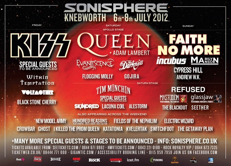 NUEVAS CONFIRMACIONES PARA EL SONISPHERE BRITÁNICO Y FRANCÉS