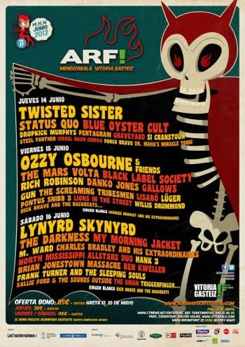 THE MARS VOLTA, TWISTED SISTER, M. WARD Y RICH ROBINSON, ENTRE LAS NUEVAS CONFIRMACIONES DEL AZKENA ROCK FESTIVAL Y NUEVA OFERTA DE BONO