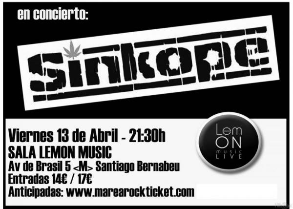 SINKOPE SE PRESENTAN MADRID