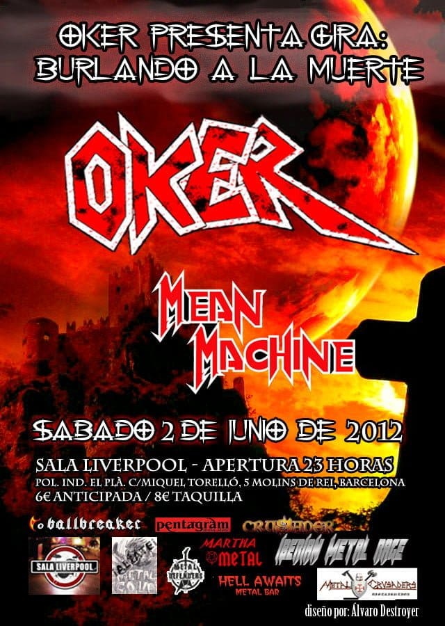 OKER CONFIRMAN SHOW EN BARCELONA