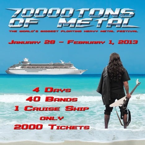 PRIMERAS CONFIRMACIONES DEL 70000 TONS OF METAL