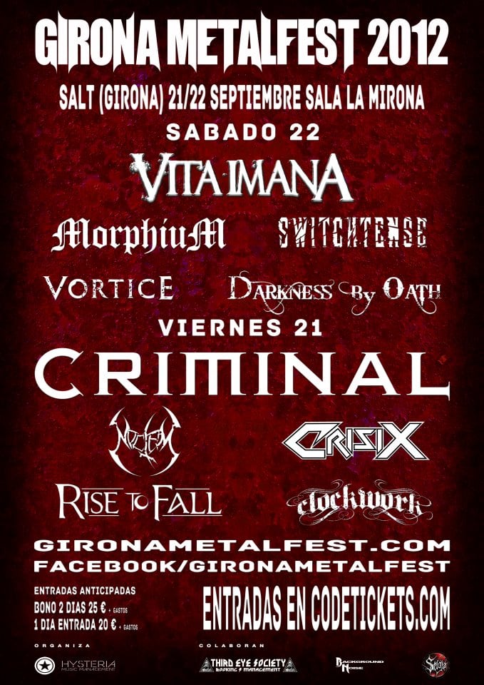 COMUNICADO GIRONA METALFEST