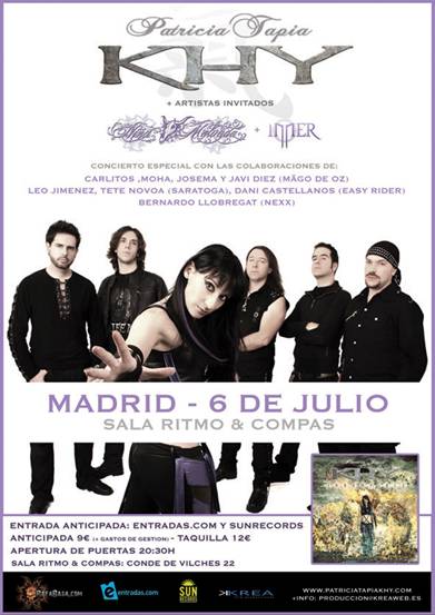 PATRICIA TAPIA – KHY: CONCIERTO EXCLUSIVO EN MADRID