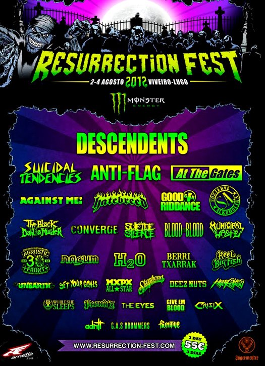 RESURRECTION FEST: NUEVO CABEZA DE CARTEL CONFIRMADO