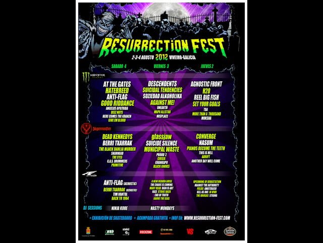  RESURRECTION FEST: BANDAS POR ESCENARIOS Y DÍAS