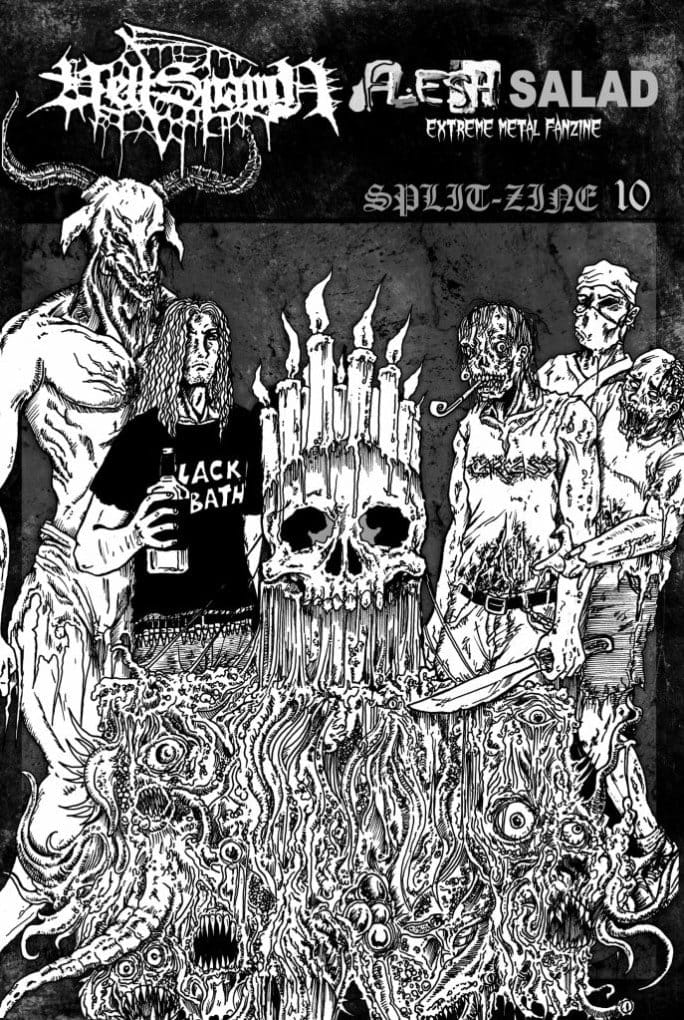 SPLITZINE HELLSPAWN / FLESH SALAD #10 YA A LA VENTA