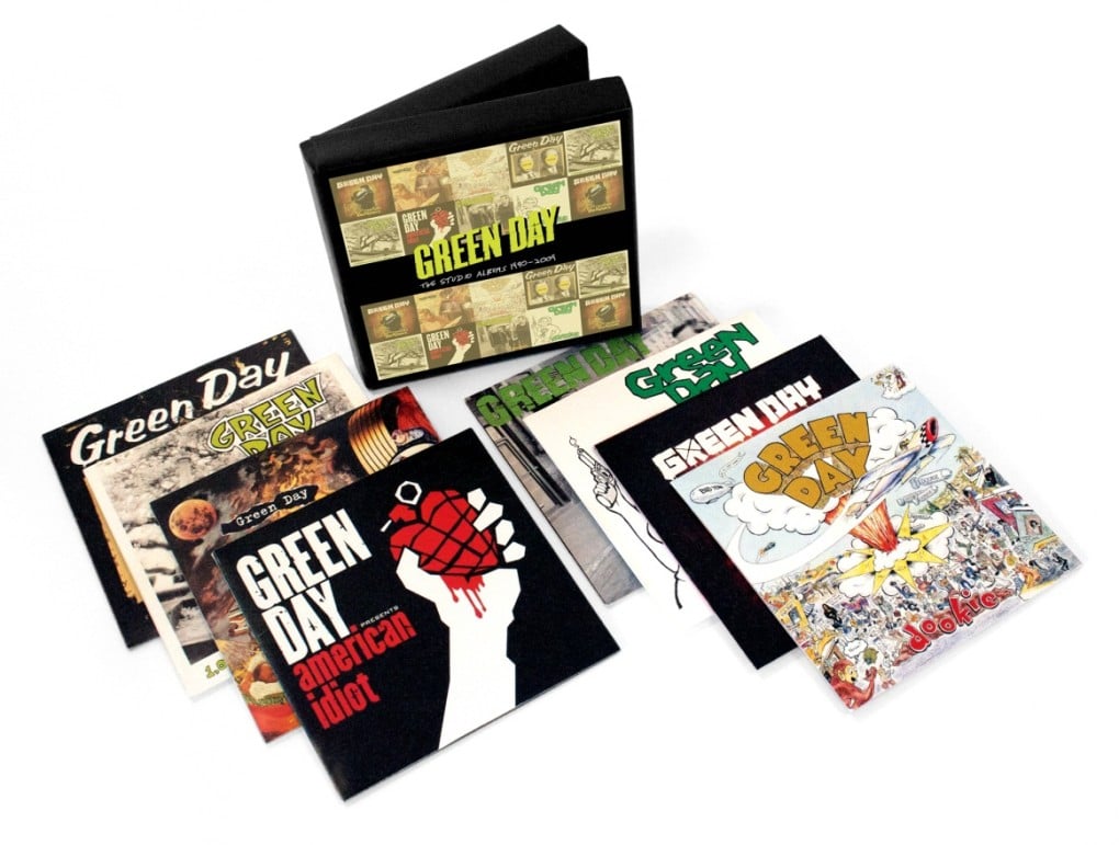 BOX-SET DE GREENDAY CON TODOS SUS DISCOS DE ESTUDIO