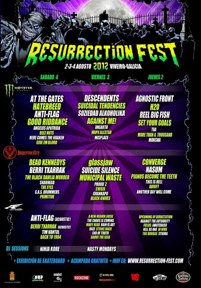 EL RESURRECTION FEST 2012 YA ESTÁ EN MARCHA