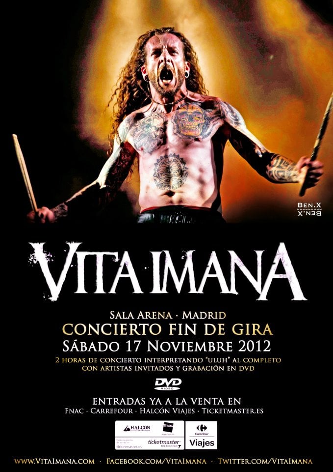 RECORDATORIO DEL CONCIERTO DE FINAL DE GIRA DE VITA IMANA EN MADRID