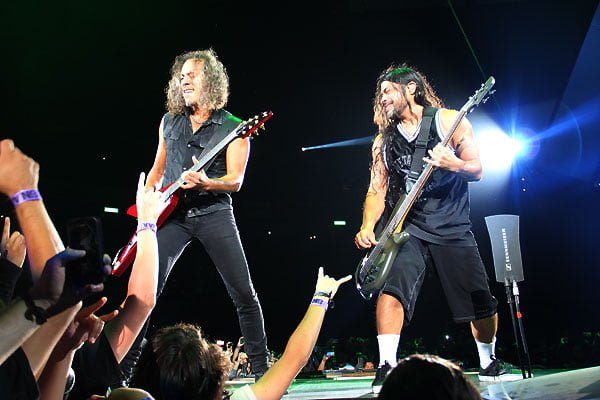 Metallica Robert Trujillo Kirk Hammett