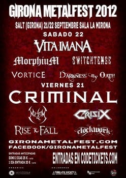 HORARIOS GIRONA METALFEST