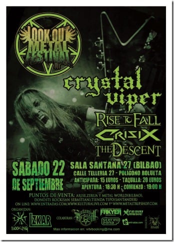 LOOK OUT METAL FESTIVAL: HORARIOS Y TEASER