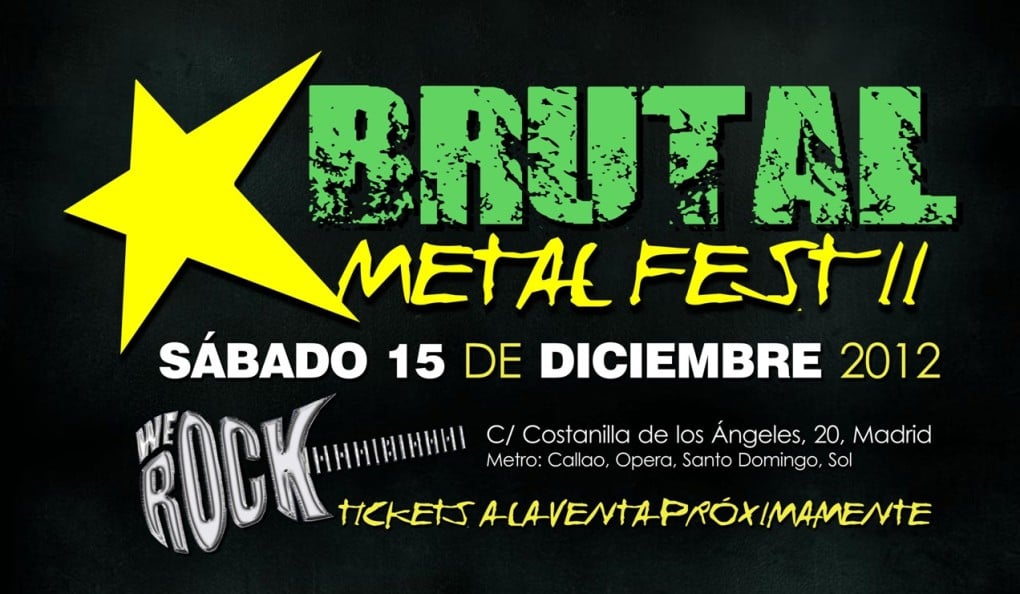 LA SEGUNDA EDICIÓN DEL BRUTAL METAL FEST YA ESTÁ EN MARCHA