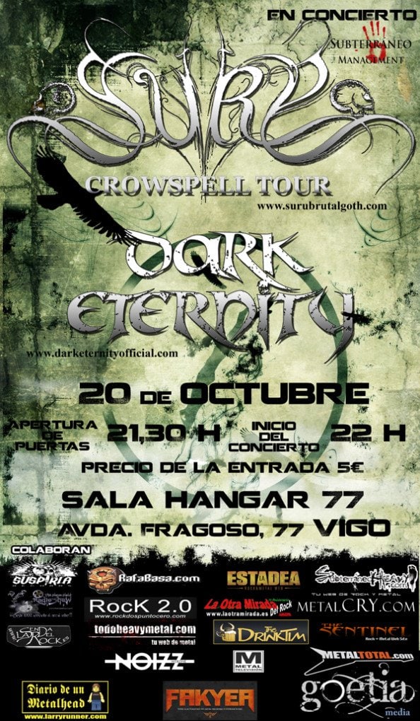 SURU SIGUEN SUMANDO KILÓMETROS A SU GIRA ‘CROWNSPELL TOUR’