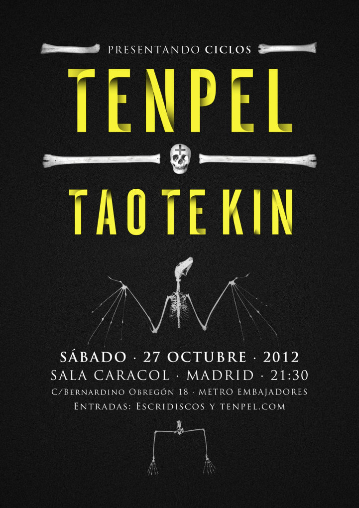 TENPEL EN CONCIERTO ESTE SÁBADO 27 OCTUBRE EN MADRID