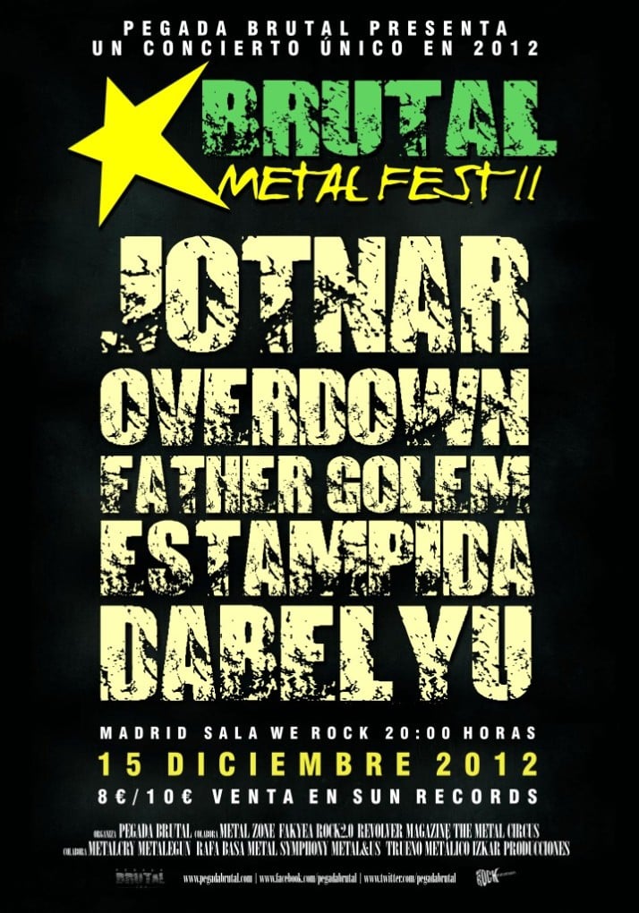 CERRADO EL CARTEL DE LA SEGUNDA EDICIÓN DEL BRUTAL METAL FEST