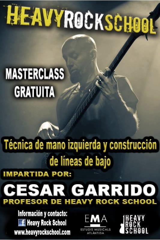 EMPIEZA EL CIRCUITO DE MASTERCLASS GRATUITAS DE LA HEAVY ROCK SCHOOL