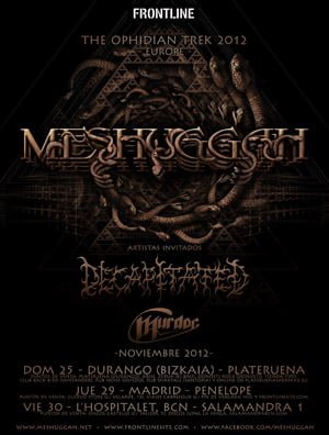 A PUNTO LA GIRA DE MESHUGGAH Y DECAPITATED