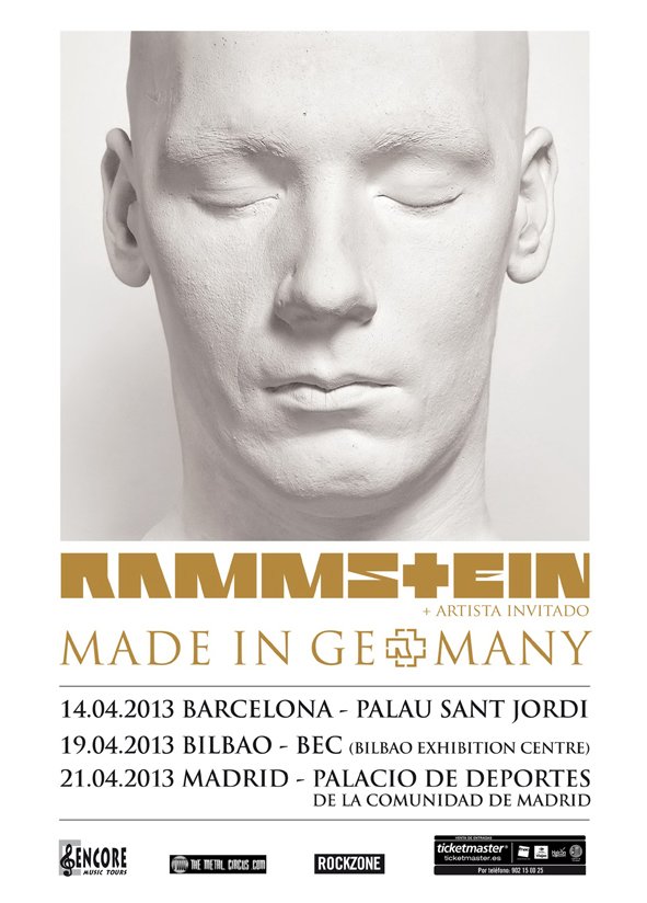 RAMMSTEIN: ENTRADAS DE SUS SHOWS EN ESPAÑA A LA VENTA!!