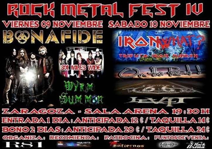 ROCK METAL FEST IV EN ZARAGOZA