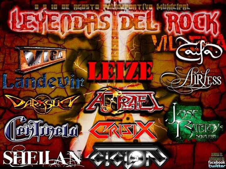 LEYENDAS DEL ROCK 2013: ENORMA TANDA DE CONFIRMACIONES PARA DESPEDIR EL AÑO