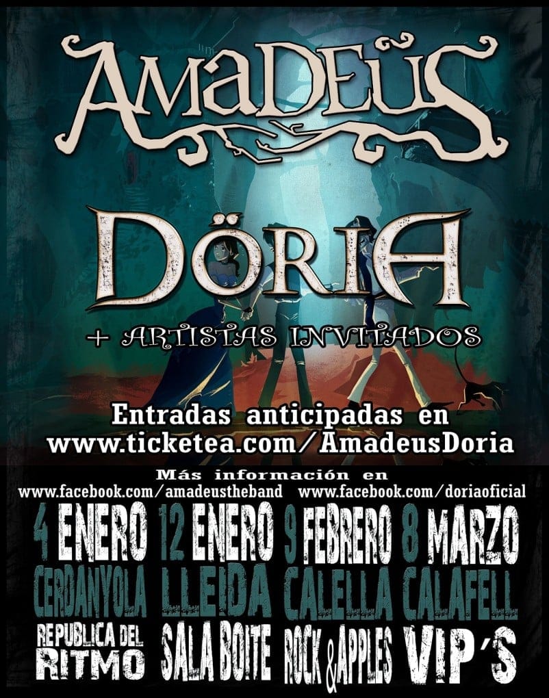 AMADEÜS: NUEVAS FECHAS BLACK JACK TOUR 2013 Y PRESENTACIÓN DE BONUS TRACK