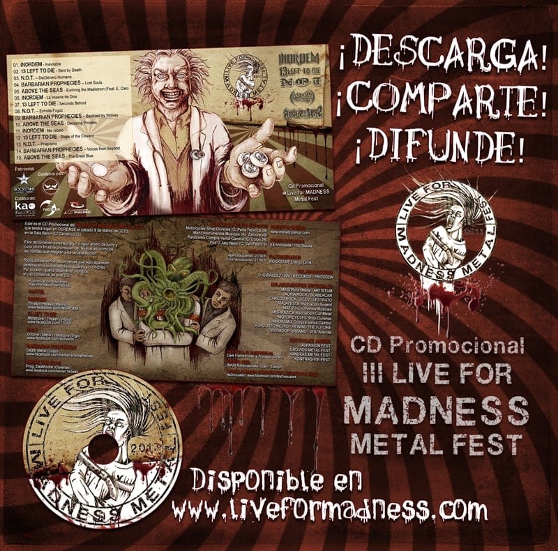 III LIVE FOR MADNESS METAL FEST: CD Y VIDEO PROMOCIONAL