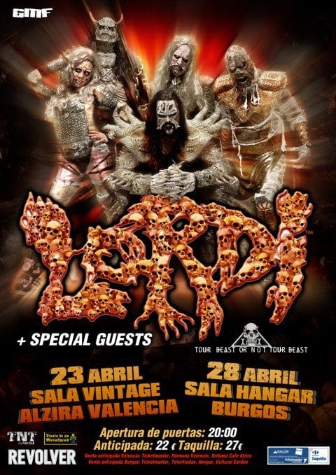 LORDI AMPLÍAN SU GIRA ESPAÑOLA