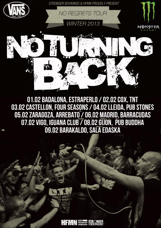 ARRANCA EN POCAS HORAS LA GIRA DE NO TURNING BACK