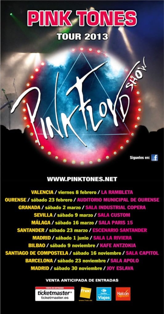 PINK TONES: “PINK FLOYD SHOW” TOUR 2013