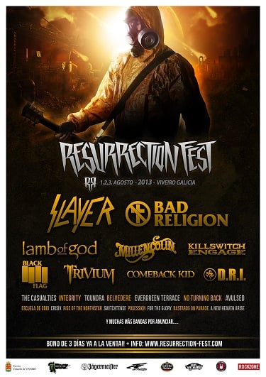 ¡¡POTENTES CONFIRMACIONES PARA EL PRÓXIMO RESURRECTION FEST!!