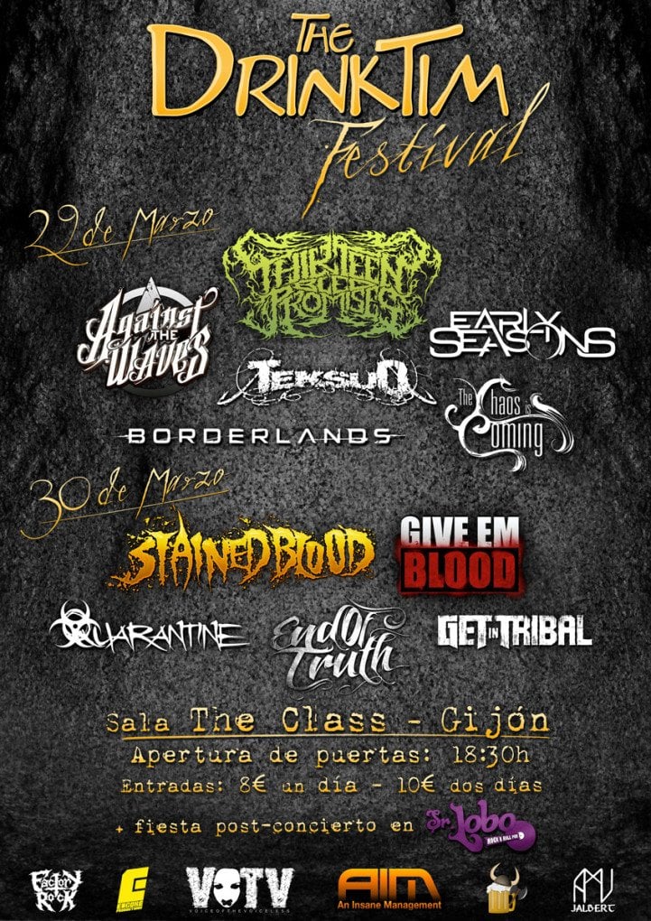 CARTEL COMPLETO DEL I THEDRINKTIM FESTIVAL