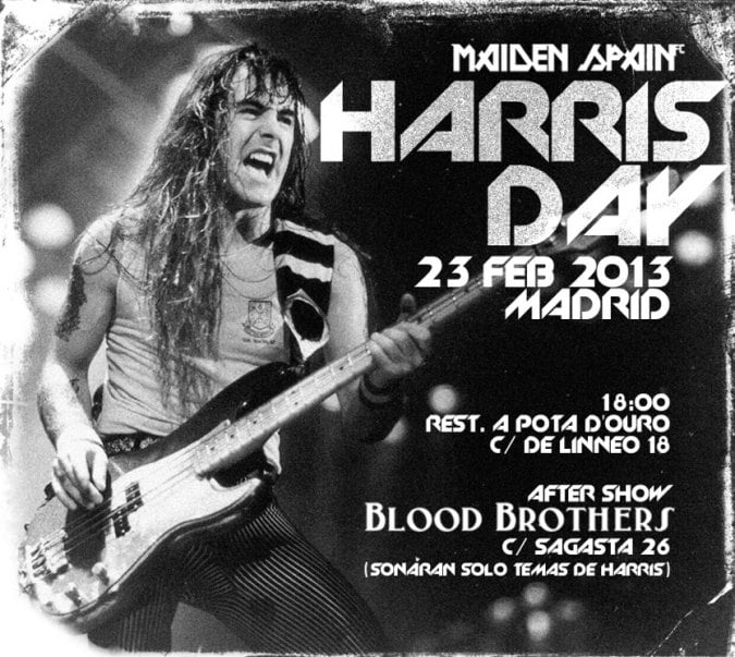 LA WEB OFICIAL DE IRON MAIDEN EN ESPAÑA NOS INVITAN AL ¡¡HARRIS DAY!!!