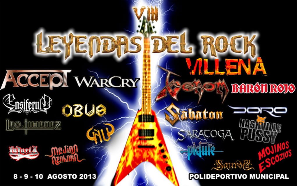 LEYENDAS DEL ROCK 2013 CONFIRMA DOS NUEVAS BANDAS