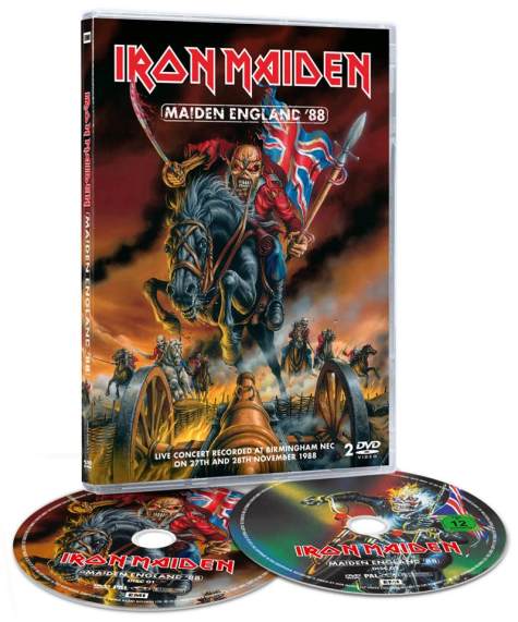 IRON MAIDEN: PORTADA, CONTENIDO Y TRAILER DE "MAIDEN ENGLAND "88"