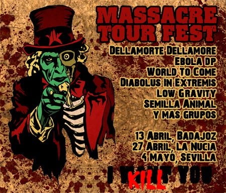 NUEVA BANDA Y NUEVA FECHA PARA EL MASSACRE TOUR FEST