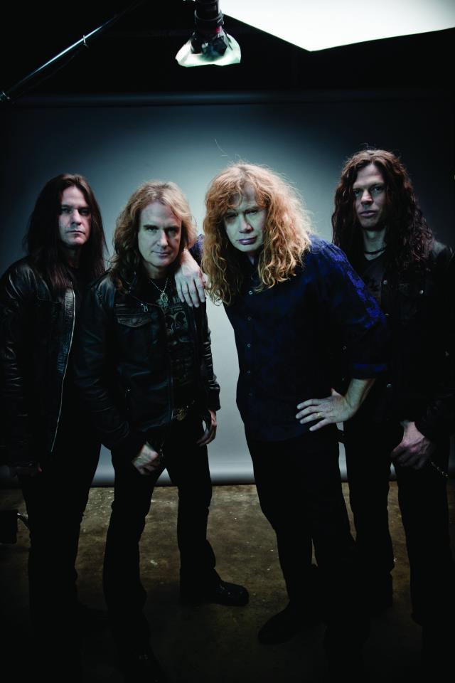 MEGADETH A PUNTO DE COMENZAR CON LAS MEZCLAS