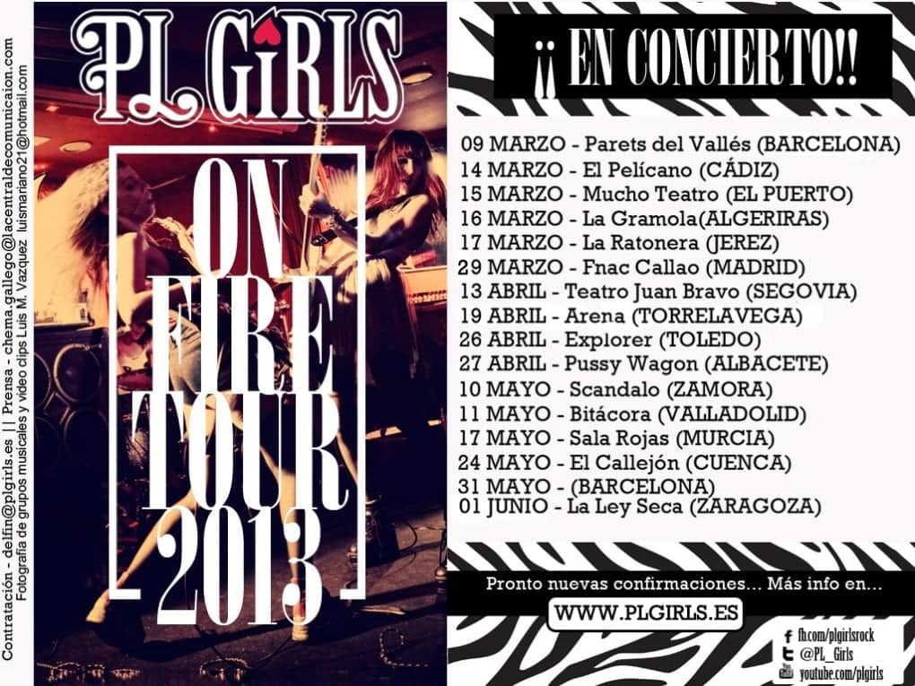 PL GIRLS PRESENTAN SU NUEVA GIRA ON FIRE TOUR