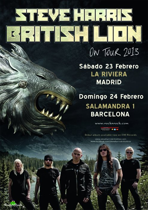 SORTEAMOS CDs FIRMADOS POR STEVE HARRIS DE IRON MAIDEN. GIRA ESPAÑOLA DE BRITISH LION ESTE FIN DE SEMANA.