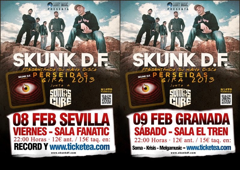 SKUNK D.F. ESTE FIN DE SEMANA EN ANDALUCIA