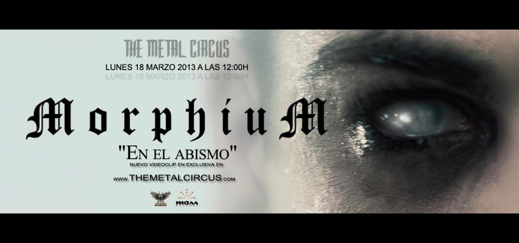 ESTRENO EXCLUSIVO: ESTE ES EL NUEVO VIDEOCLIP DE MORPHIUM.