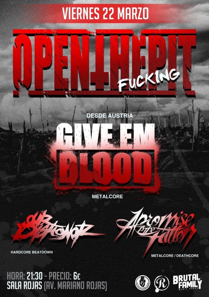 GIVE EM BLOOD ESTA NOCHE EN MURCIA