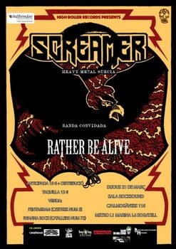 SE SUSPENDE LA GIRA DE LOS SUECOS SCREAMER