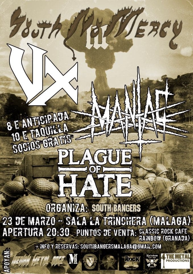 III SOUTH NO MERCY: FESTIVAL EL PRÓXIMO SÁBADO EN MÁLAGA