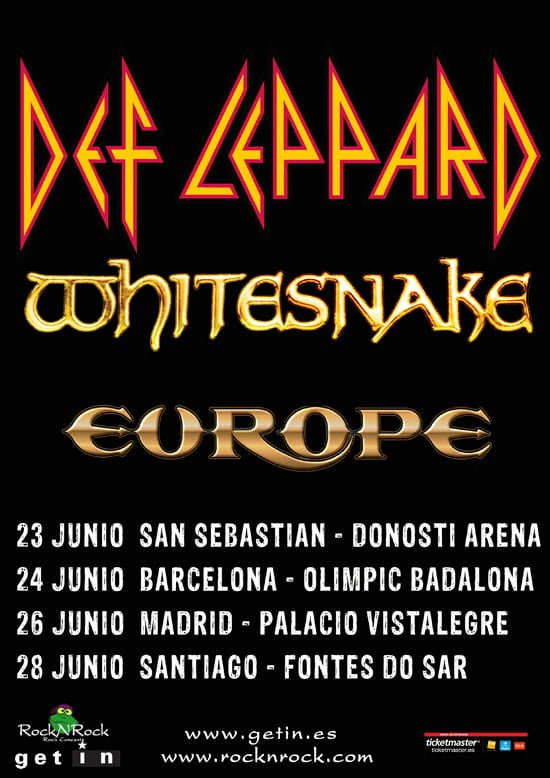 LA GIRA DE DEF LEPPARD AGOTA ENTRADAS DE PISTA EN MADRID