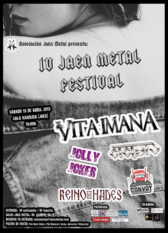 ESTE SÁBADO, CUARTA EDICIÓN DEL JAEN METAL